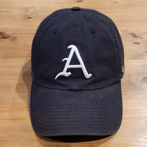 Arkansas Razorbacks Hat 47 Brand Clean Up Black White A Logo Cotton Dad One Size